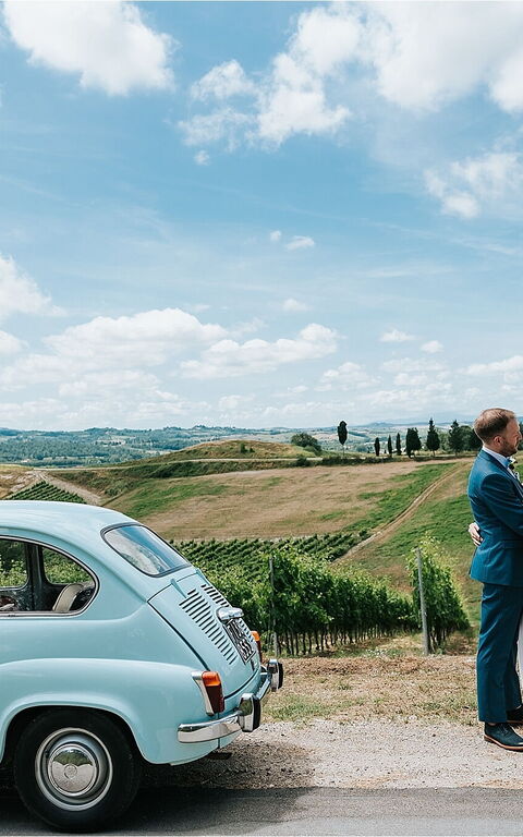 De bedste steder at være vært for et bryllup i Toscana og Italien