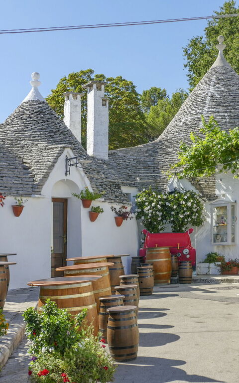 Indkvartering i en Trullo