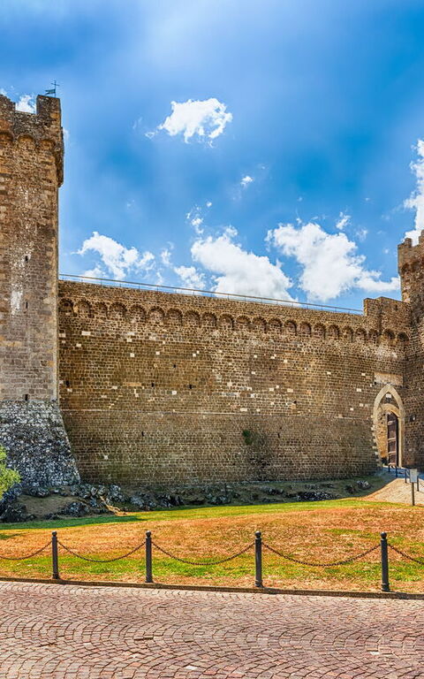 Montalcino, hjemsted for den berømte Brunello-vin