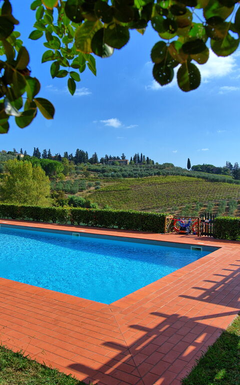 Casa Rossa: Have, pool, Udendørs