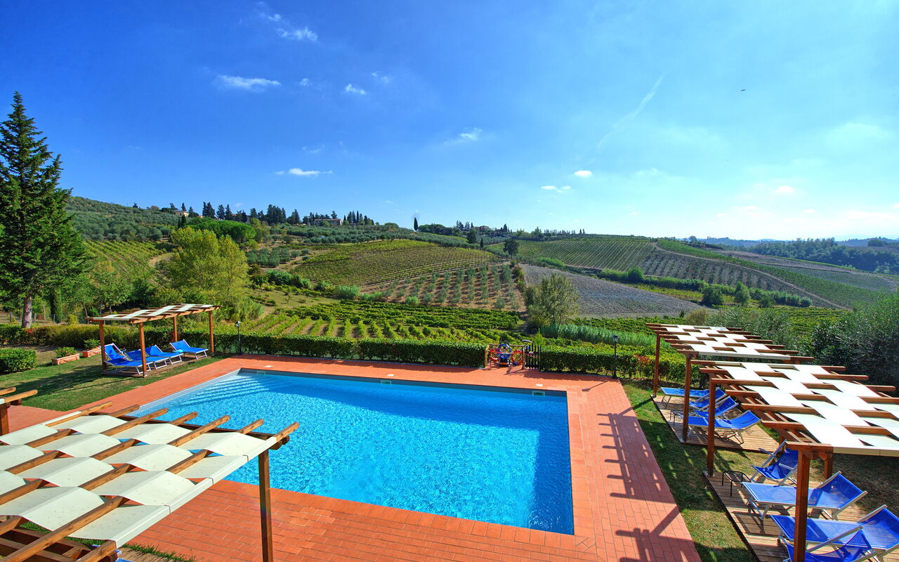 Casa Rossa: pool, Udendørs, Visninger