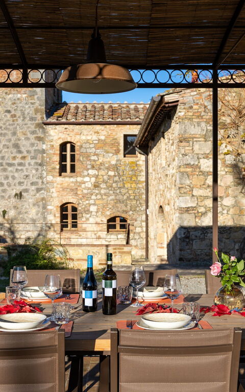 Villa Simone: Udendørs, Udvendige