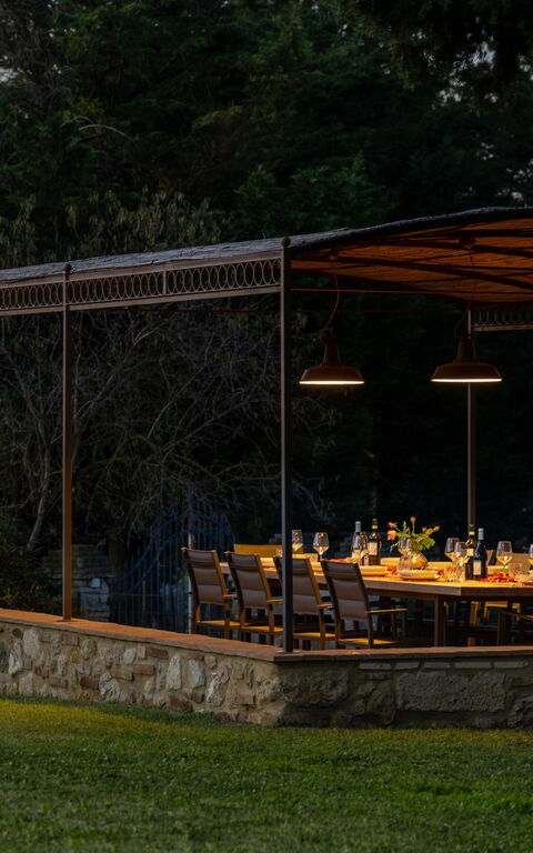 Villa Simone: Have, Udendørs