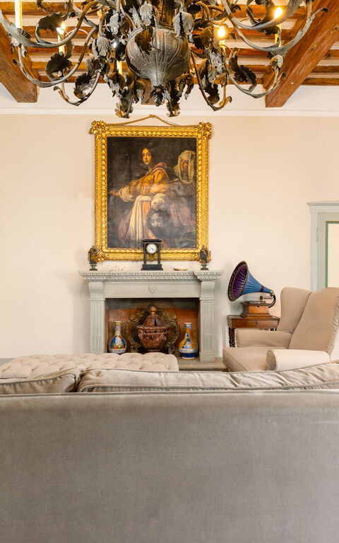 Villa Orchidea: Stue