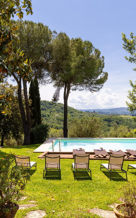 Villa Orchidea: Have, pool, Udendørs, Udvendige