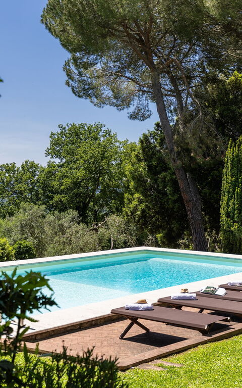 Villa Orchidea: Have, pool, Udendørs, Udvendige