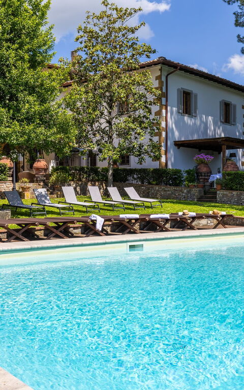Villa Orchidea: Have, pool, Udendørs, Udvendige