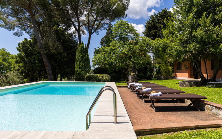 Villa Orchidea: Have, pool, Udendørs, Udvendige