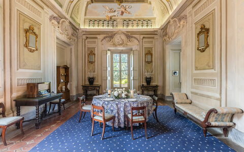 Feriebolig Galleria: Frokostlokale, Stue