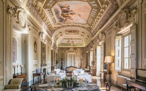 Feriebolig Galleria: Frokostlokale, Stue