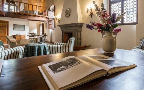 Feriebolig Teatro: Frokostlokale, Køkken, Stue