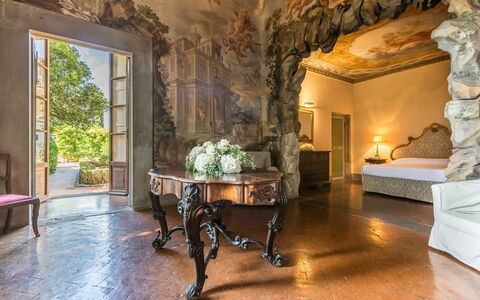 Feriebolig La Grotta: Frokostlokale, Stue