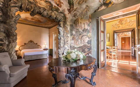 Feriebolig La Grotta: Frokostlokale, Stue