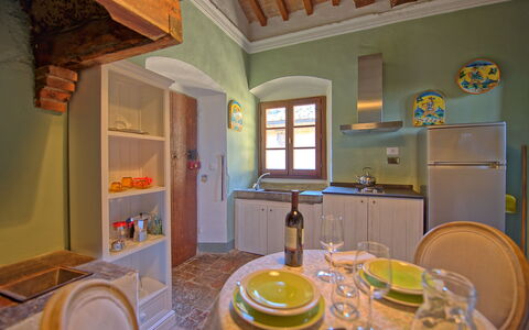 Feriebolig Torre 2: Frokostlokale, Køkken, Stue