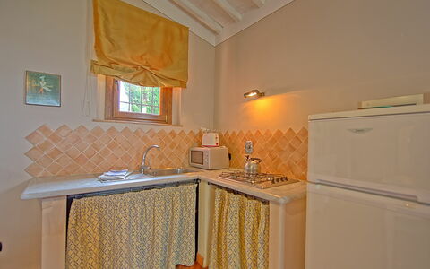 Feriebolig Tiglio: Frokostlokale, Køkken, Stue