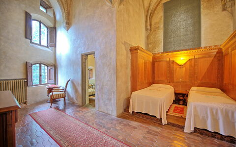 Feriebolig Montegufoni 3: soveværelse