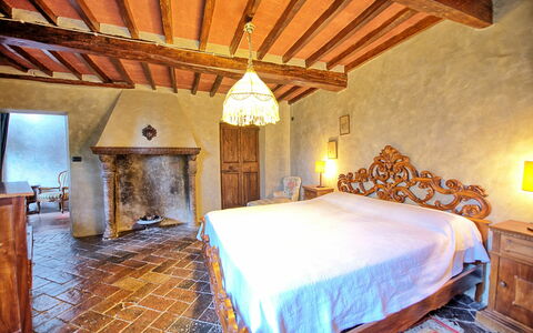 Feriebolig Montegufoni 3: soveværelse