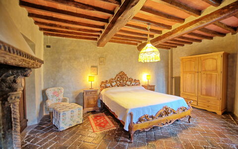 Feriebolig Montegufoni 3: soveværelse