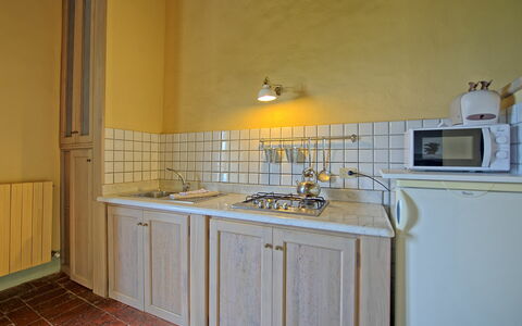 Feriebolig Tettoia: Frokostlokale, Køkken, Stue