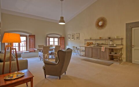 Feriebolig Montegufoni 27: Frokostlokale, Køkken, Stue