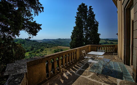 Feriebolig Montegufoni 29: Altan / terrasse / gårdhave