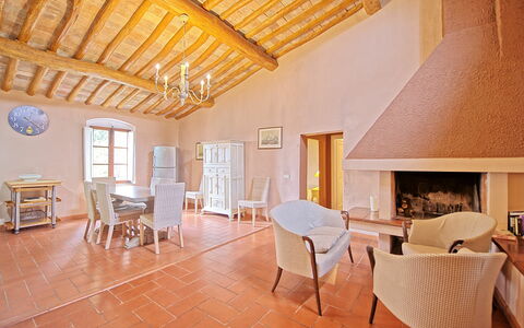 Feriebolig Acciaioli 1Bis: Frokostlokale, Køkken, Stue