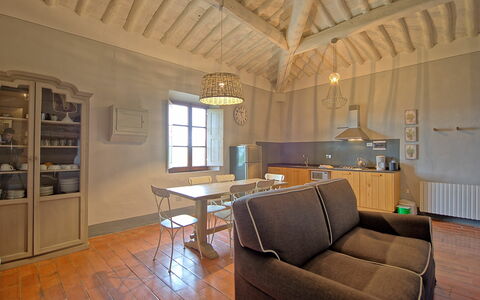 Feriebolig Acciaioli 14: Frokostlokale, Køkken, Stue