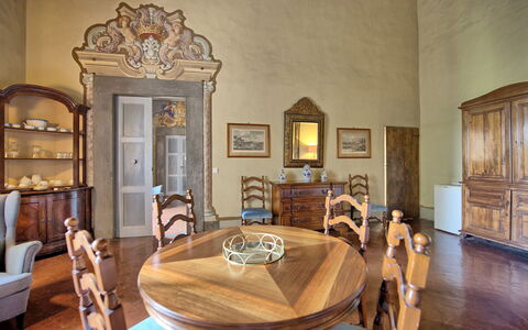 Feriebolig Montegufoni 7: Frokostlokale, Stue