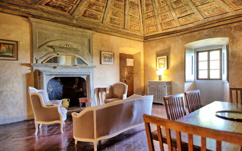 Feriebolig Cupola: Frokostlokale, Stue
