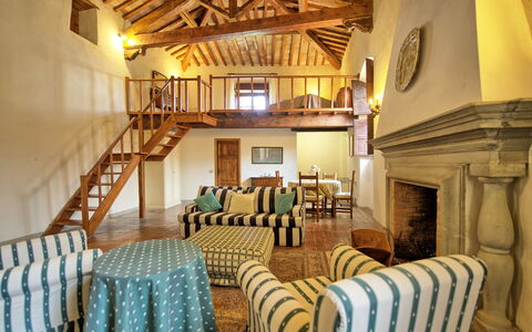 Feriebolig Teatro: Frokostlokale, Stue