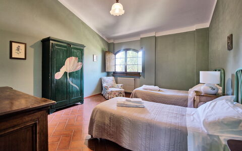 Feriebolig Villa Acciaioli: soveværelse