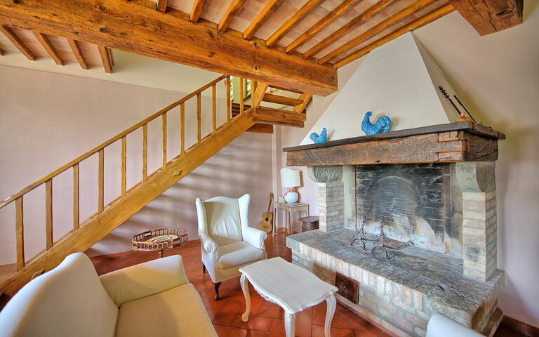 Feriebolig Villa Acciaioli: Frokostlokale, Stue