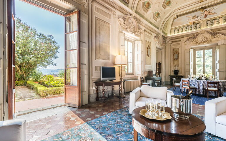 Feriebolig Galleria: Frokostlokale, Stue