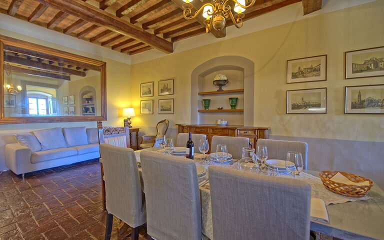 Feriebolig Cardinale: Frokostlokale, Køkken, Stue