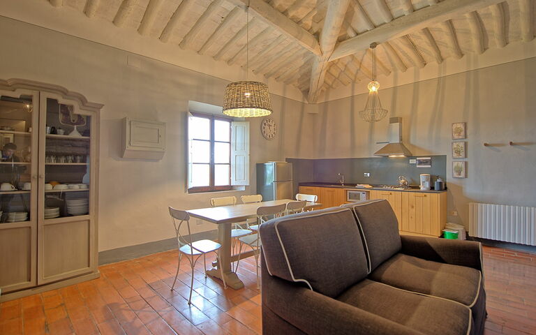 Feriebolig Acciaioli 14: Frokostlokale, Køkken, Stue