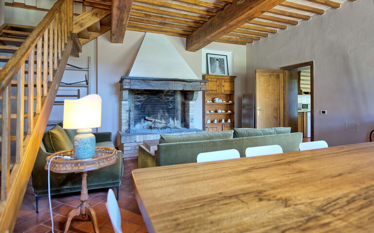 Feriebolig Villa Acciaioli: Frokostlokale, Stue
