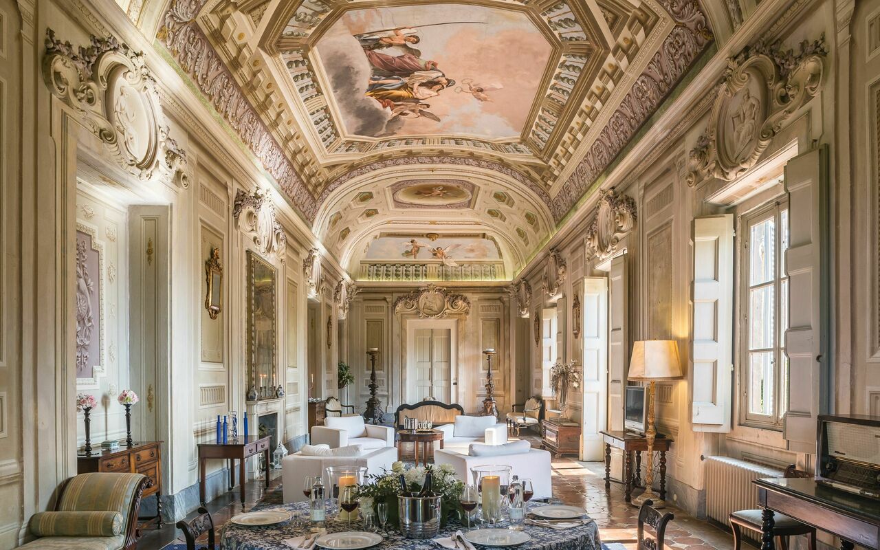 Feriebolig Galleria: Frokostlokale, Stue