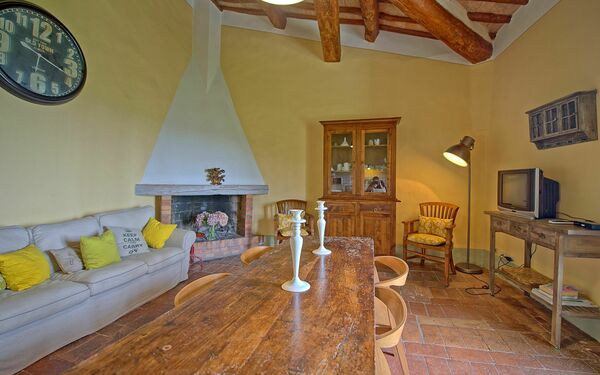 Feriebolig Tettoia: Frokostlokale, Køkken, Stue