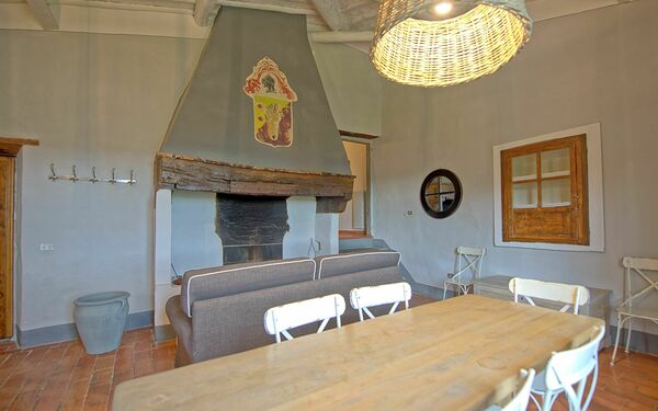 Feriebolig Acciaioli 14: Frokostlokale, Køkken, Stue