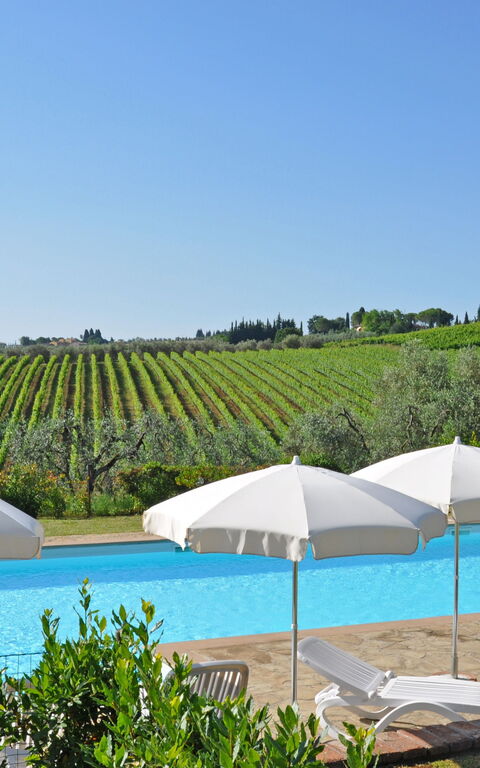 I Glicini: pool, Visninger