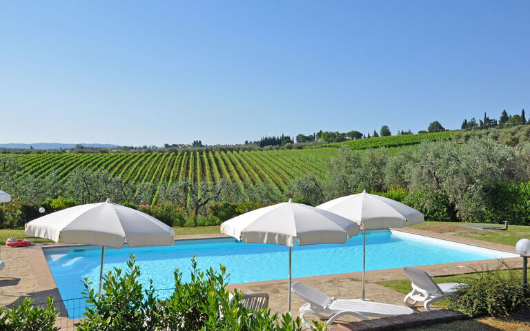 I Glicini: pool, Visninger