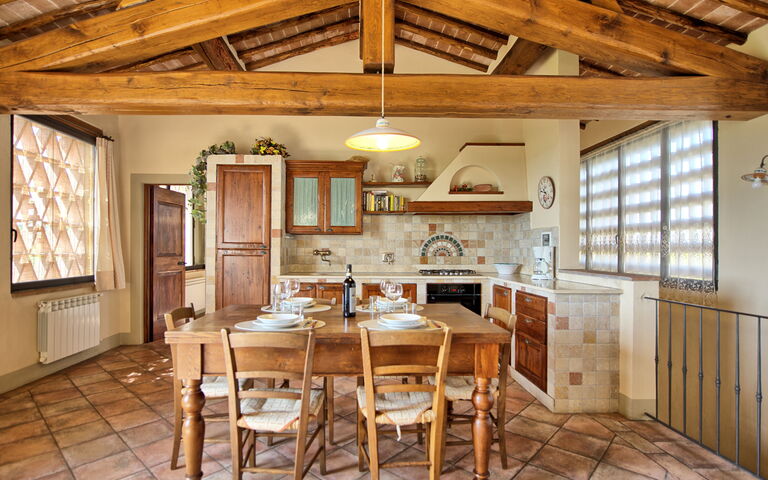 Feriebolig Glicini 3: Frokostlokale, Køkken, Stue