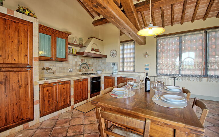 Feriebolig Glicini 3: Frokostlokale, Køkken, Stue