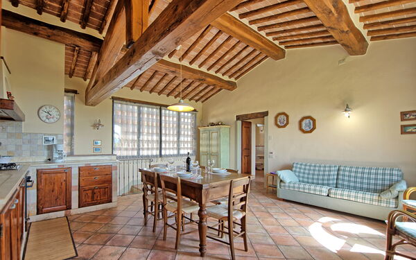 Feriebolig Glicini 3: Frokostlokale, Køkken, Stue