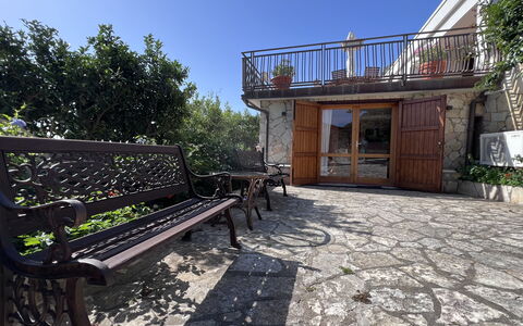 Feriebolig Castellammare 2: Altan / terrasse / gårdhave