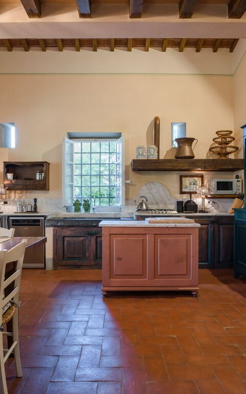 Villa Fontine: Frokostlokale, Køkken