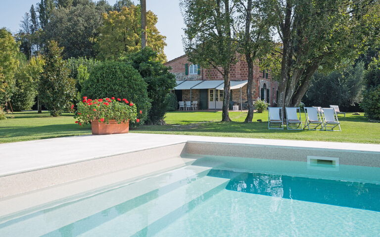 Villa Fontine: pool, Udendørs