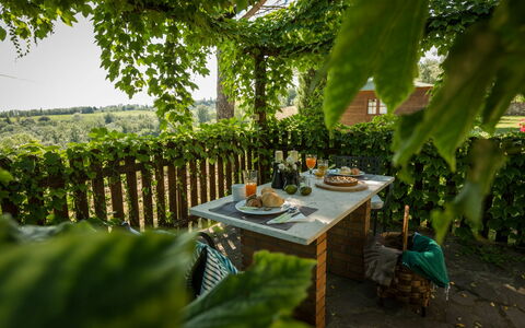 Feriebolig Montelopio 8: Have, Udendørs