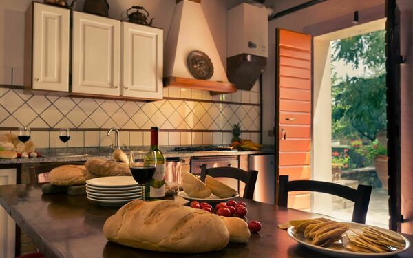 Feriebolig Montelopio 3: Frokostlokale, Køkken, Mad, Stue