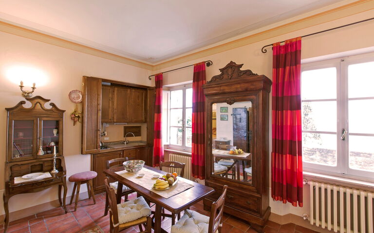 Feriebolig Santo Agostino Belvedere: Køkken, Stue